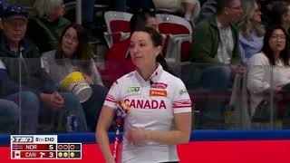 Sweeting hit and roll - 2026 BKT World Women’s Curling Championship