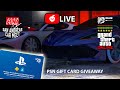 Fonzxx car meet  gta 5 online live ps5  psn giftcard giveaway