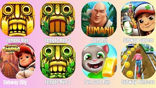 Temple Run,Temple Run 3,Jumanji,Subway Surfers,Subway City,Temple Run 2, (Handcam Gameplay)📱💨✨ screenshot 5