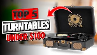 🔥 Top 5 Best BUDGET TURNTABLES on Amazon [2025] ✅ [Cheap] USB / Suitcase Style / Vinyl / Under $100