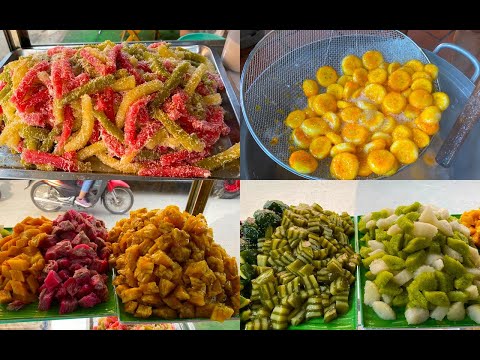 Video Tiệm bánh dân gian tạo màu bằng hoa lá, công khai cách... - youtube