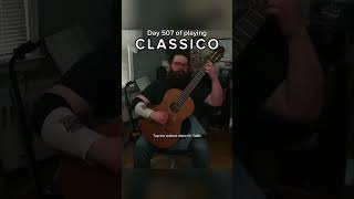 Freedom of movement before efficiency of motion | Day 507 of Classico | #shorts #classicalguitar