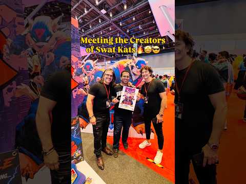 Meeting the creators of #SwatKats in #Mumbai #comiccon #citizenkamath