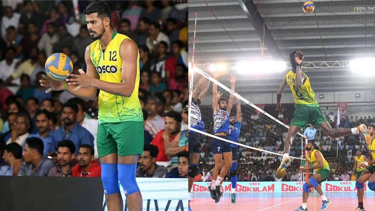 Jerome vineeth the best volleyball player Best Universal In India