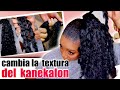 🔥 Cómo hacer moño postizo con cabello sintetico kanekalon