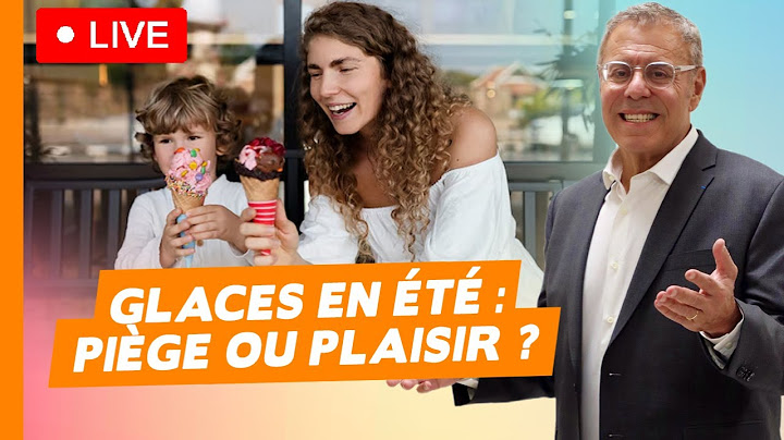 Peut-on manger des glaces en été