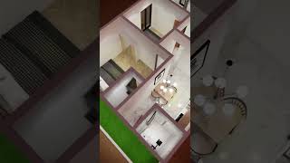 Denah Rumah 7x12 Meter 3 Kamar Tidur request by @Dianahh953 #rumahminimalis #denahrumahminimalis