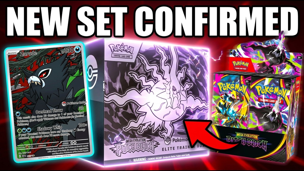 Pokémon PITCH BLACK Set Officially Revealed!, Full Product Lineup