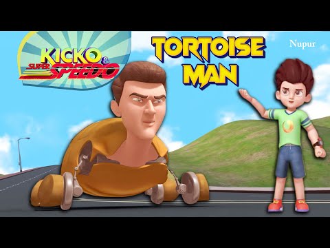 Tortoise Man ने रोका Kicko का Football Match I Kicko And Super Speedo I Moral Stories In Hindi