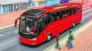 Extreme Bus Driving Challenge on Dangerous Mountain Roads | Full Gameplay screenshot 2