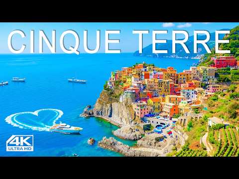 Cinque Terre 🇮🇹 4K Ultra HD | Vernazza, Manarola and Beautiful Mediterranean Coast