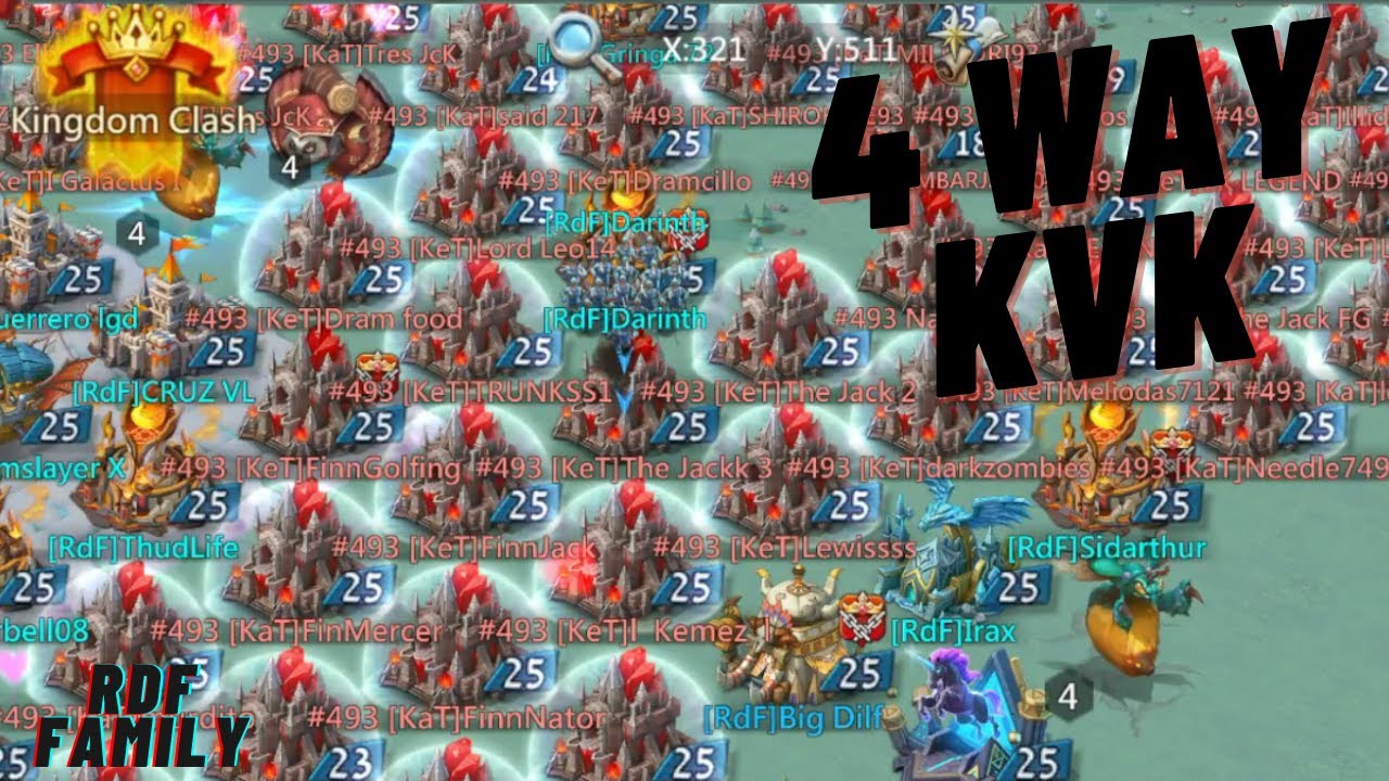 Burning Some Online Targets, KvK Action - Lords Mobile - YouTube