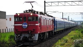 【4K】2015.5.31 江差線 七重浜 8007レ北斗星 ED79 14