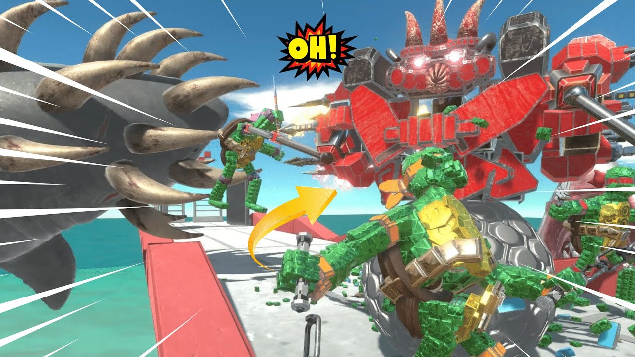 Who Can Escape the Steel Tentacle Death Roller? - Animal Revolt Battle Simulator