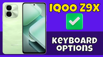 Keyboard sound and vibration settings IQOO Z9x || How to use keyboard options