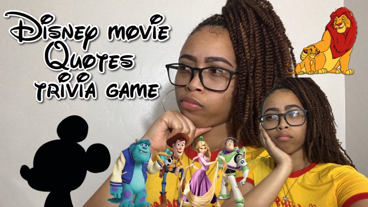 Disney Movie Quotes Trivia Game YouTube