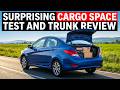Hyundai Accent Blue Trunk Space Review And Cargo Capacity