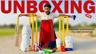 UNBOXING World’s First Cheapest and Overloaded Cricket Kit | Klapp Cricket Kit