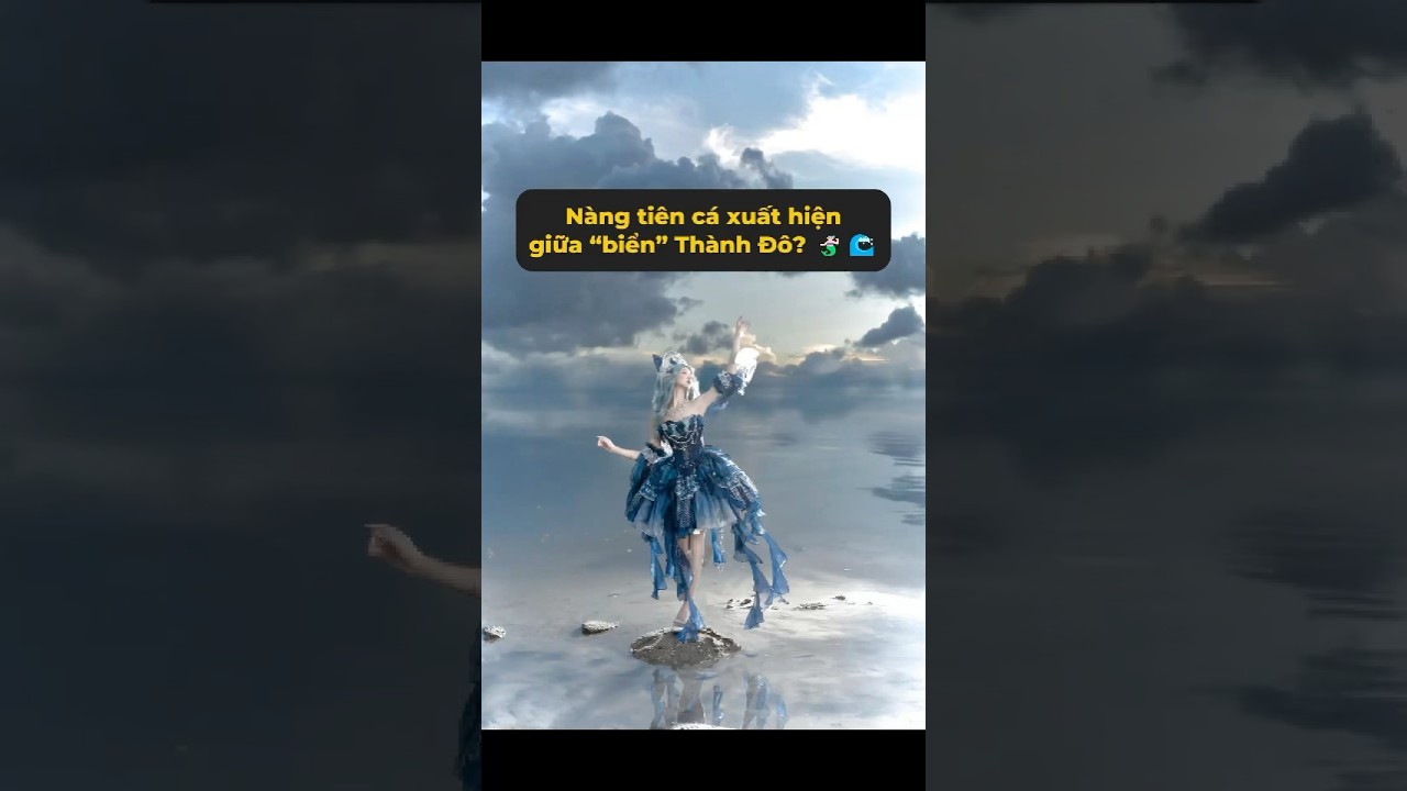 Nàng tiên cá version Thành Đô: ngã một cái, trend một đời! #shorts #cosplay #anime #genz #diy