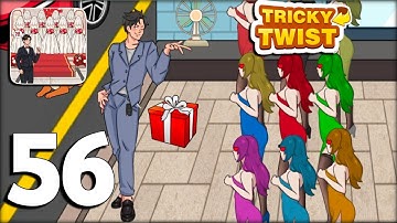 Tricky Twist Level 56 : Expose The Truth About The Man Gameplay Walkthrough Solution