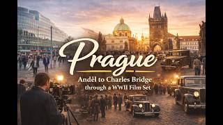 Prague Walking Tour 4K 🇨🇿 | Anděl to Charles Bridge via Kampa (Busy Morning Streets!)