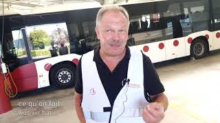 Visite Sur Le Terrain Aux Chauffeurs De Bus Tpf À Fribourg Präsenz Bei Den Tpf-Busfahrerinnen