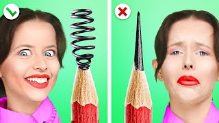 Sneaky School Hacks & Crafts || Smart DIY Ideas Tips & Tricks  by Kaboom screenshot 1