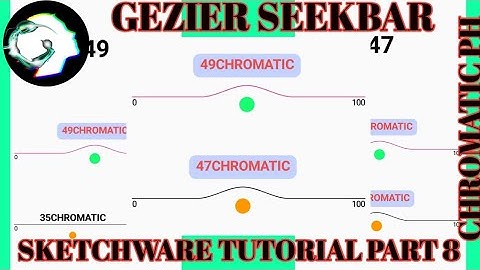 SKETCHWARE TUTORIAL PART 9: Custom Gezier Seekbar
