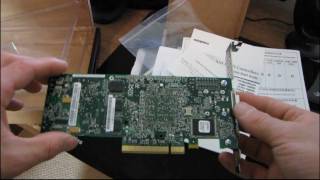 Adaptec 5445 SATA SAS RAID Controller & MaxIQ SSD Cache Unboxing & First Look Linus Tech Tips