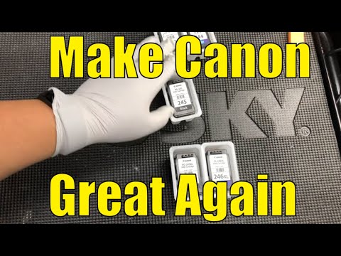 DIY Refillable Canon Ink Cartridges: Sponge Mod for PG-245 CL-246 PG-243 CL-244 XL