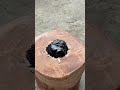 This is one way to make a fire using special powder placed in the middle of the wood.#trending