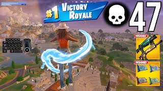 High Kill Solo VS Squads " Zero Build " Gameplay🏆(Fortnite Chapter 5 Season 2)