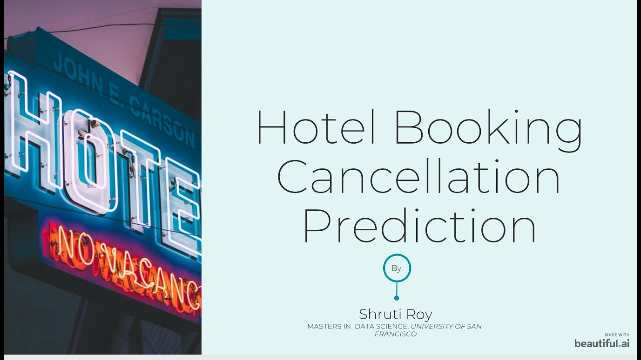 Hotel Booking Cancellation Prediction