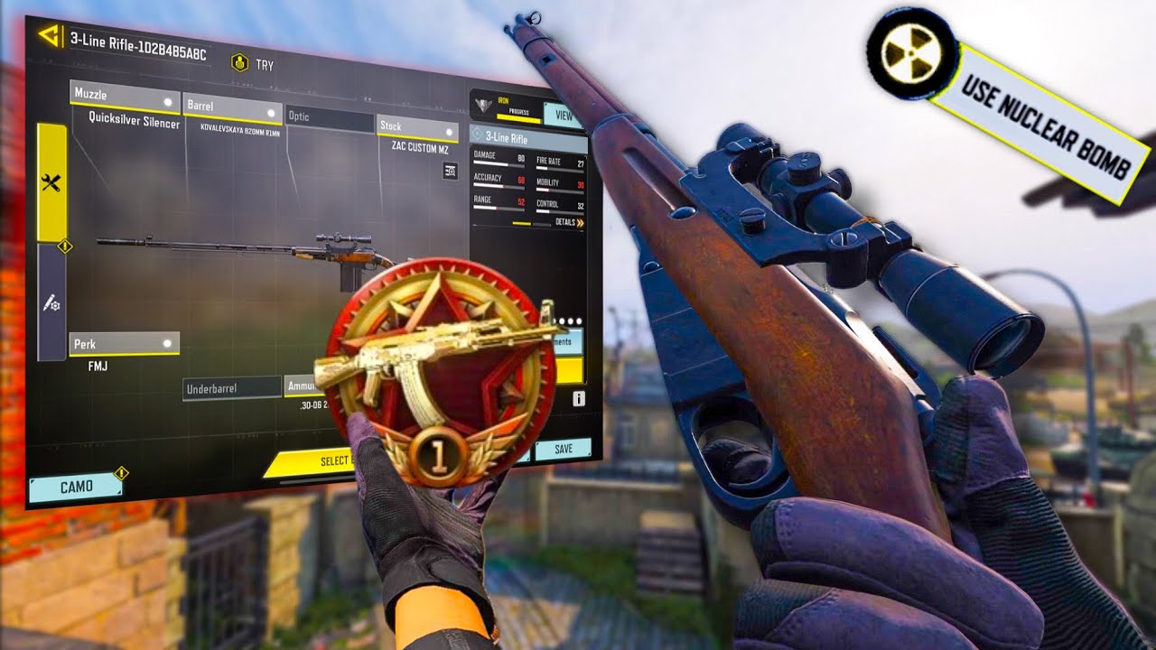 NEW BEST SNIPER IN CODM 3-LINE RIFLE!!!Best Gunsmith - YouTube
