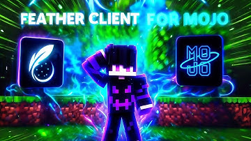 finally I download the real feather client on mojolauncher 1.21.5 👀 feather client for mojo 💯🔥 real