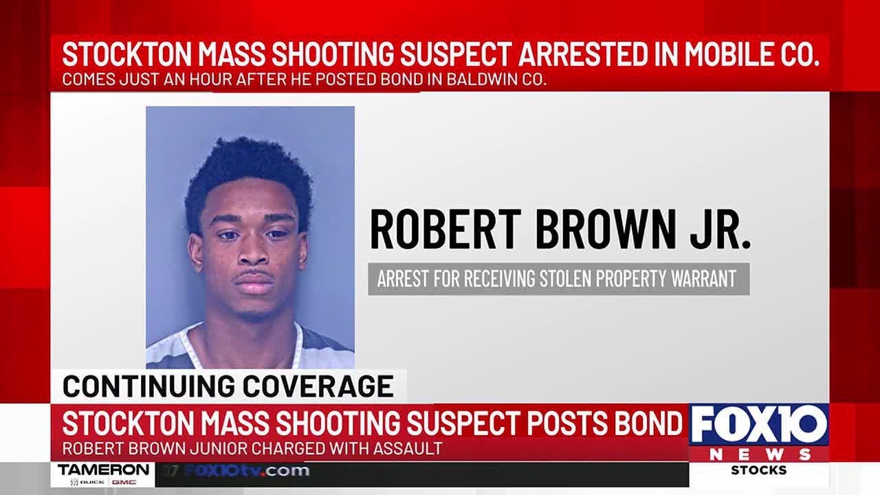 Stockton mass shooting suspect arrested in Mobile after posting bond in ...