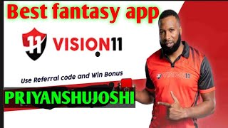 Best fantasy app to cover loss with live winning proof #vision11 screenshot 5