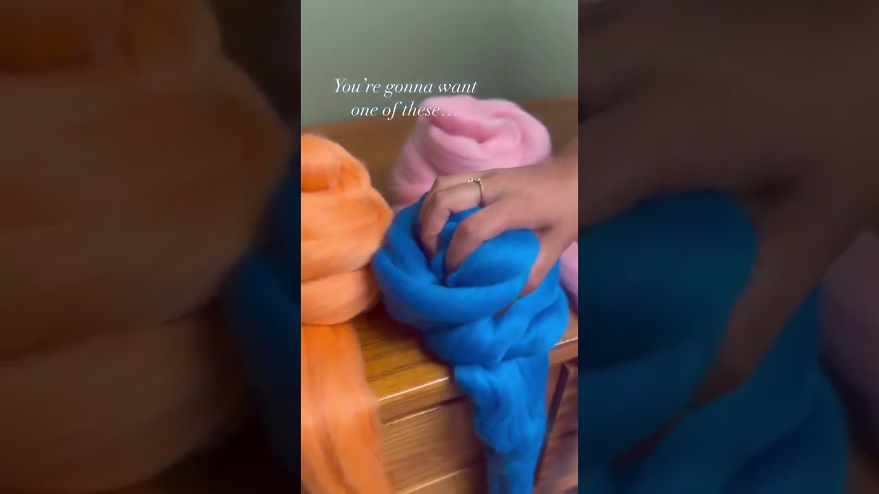 Our Merino Wool Roving is the squishiest, most exquisitely soft roving 