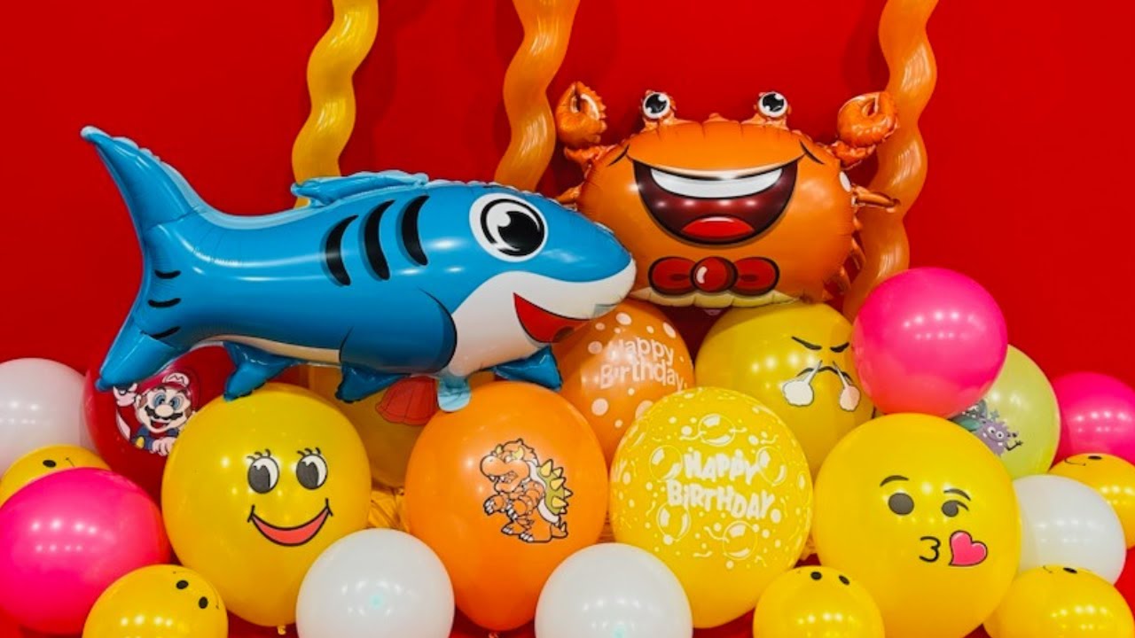 FUN HAPPY BIRTHDAY BALLOON POPPING #sounds #popping #subscribe #like #balloons #satisfying