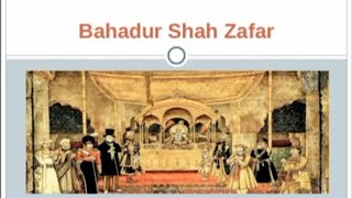 Bahadur shah zafar last mughal Emperor history learnwithbee education learnengli