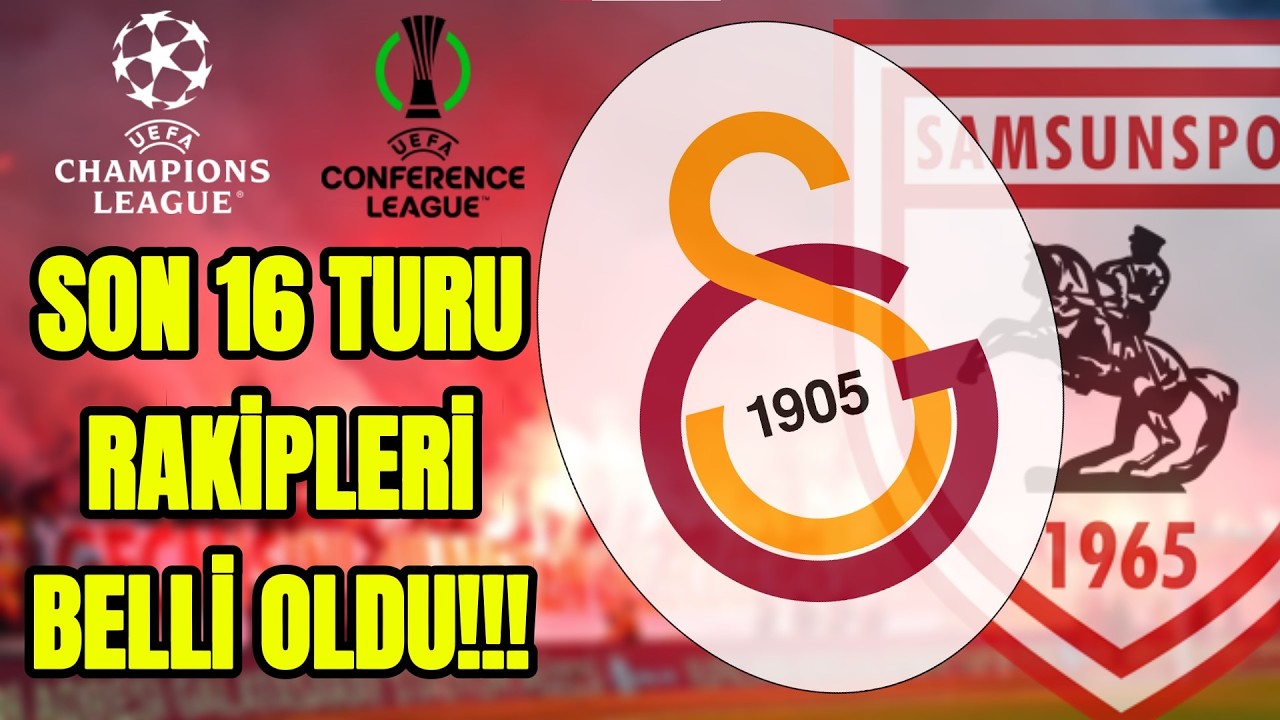 Avrupada Son 16 Turunda Rakiplerimiz Belli Oldu!🔥