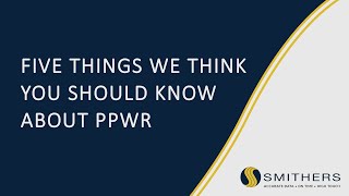 Five things you should know about the Packaging & Packaging Waste Regulation (PPWR)