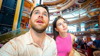 Boarding Royal Caribbean's OLDEST/SMALLEST Ship! Grandeur Of The Seas Is BETTER Than We Envisioned