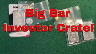 Another Month, Another @InvestorCrate ! $50 Big Bar #Silver crate Plus Bonus Fire Sale Items!