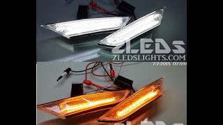 Nissan R35 GTR Front Switchback LED Reflectors by zLEDs
