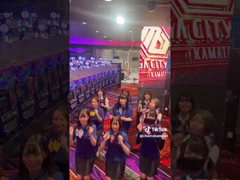 みんなでメガシティ2000蒲田1に集合したよ〜🥳#fyp #踊ってみた #パチ屋店員 #マルハン