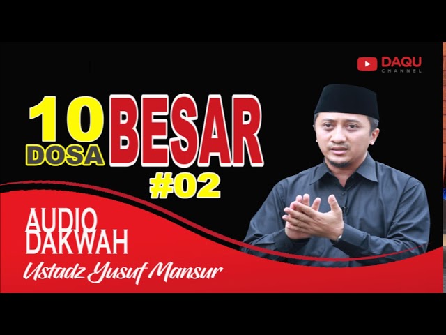 10 Dosa Besar Ustadz Yusuf Mansur 2 Youtube