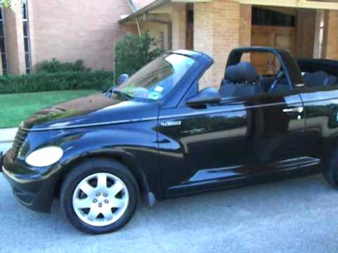 3142amg 2005 Chrysler Pt Cruiser Convertible Black You 3142amg 2005 Chrysler Pt Cruiser Convertible Black