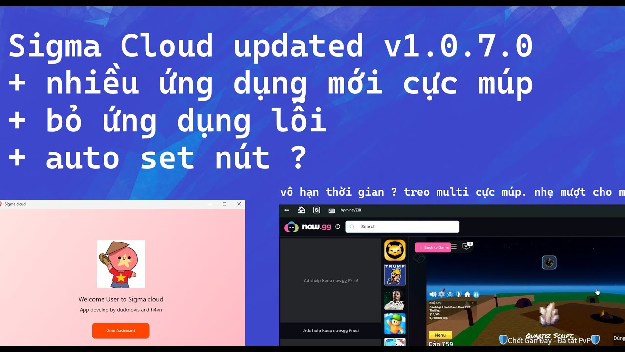 Sigma Cloud new update v1.0.7.0 | genshin impact, app launcher, nowgg ...
