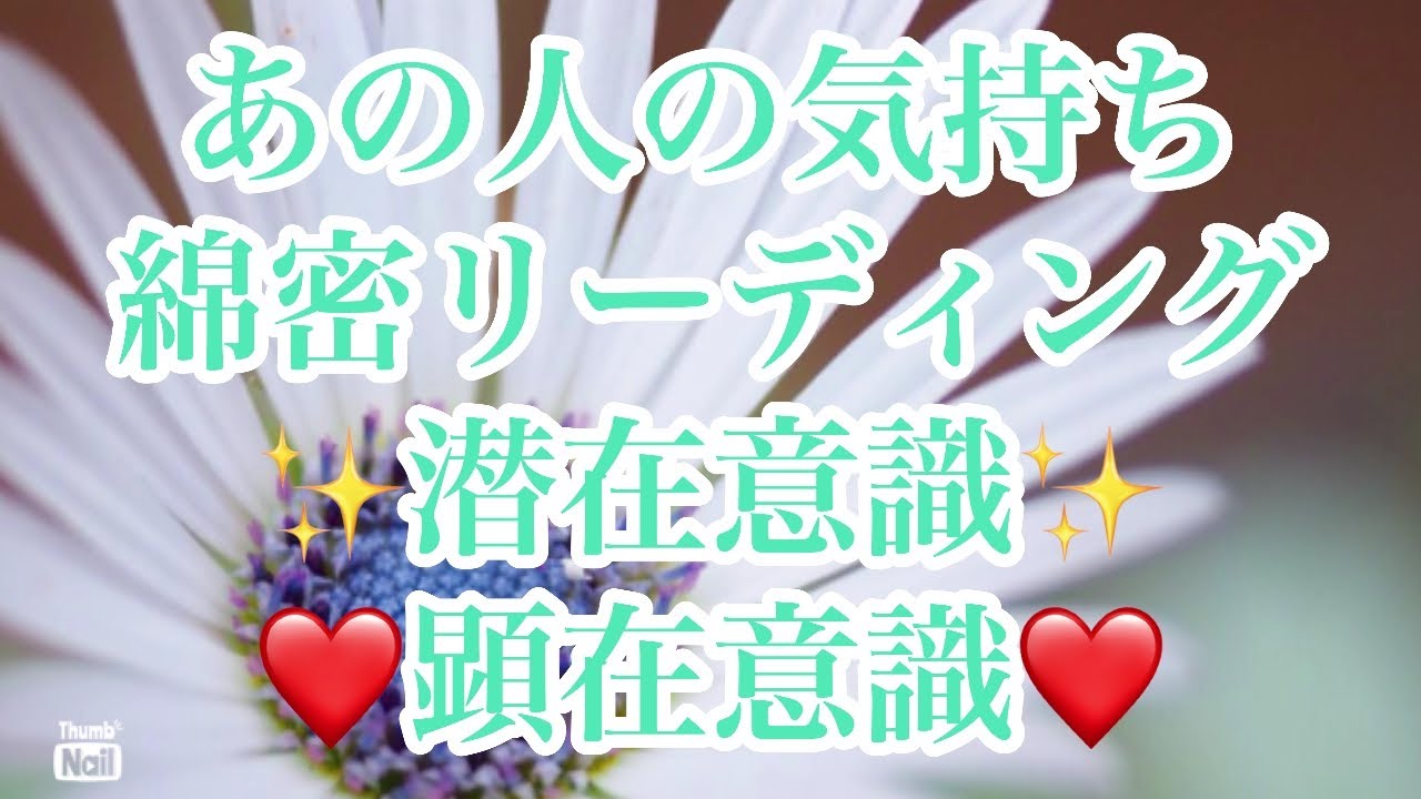 あの人のあなたへの気持ち❤️❤️❤️[潜在意識✨顕在意識✨深掘りしました]